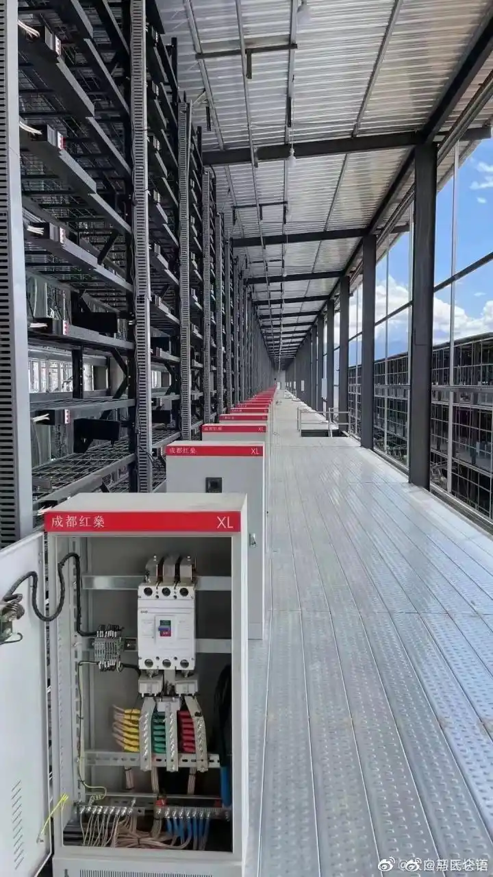 A solar powered mining farm in South Africa, showcasing sustainable mining practices.